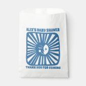 Moon Glow Boho Moderne Niedliche Babydusche CUSTOM Geschenktütchen (Vorderseite)