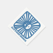 Moon Glow Boho Moderne Niedliche CUSTOM Kinderdusc Serviette (Ecke)