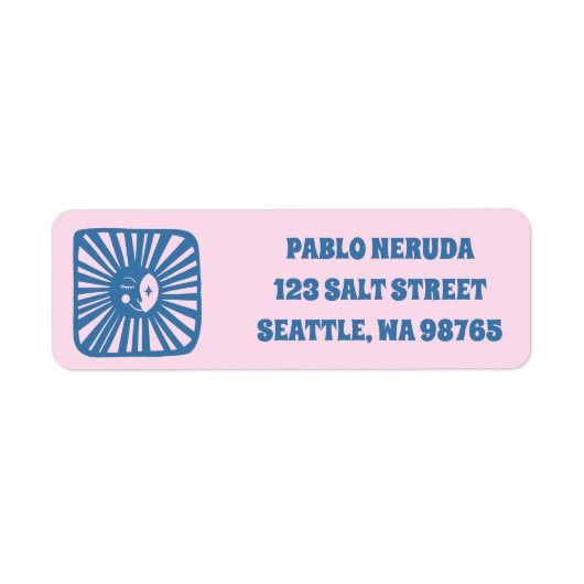 Moon Glow Boho Modernes Niedliches CUSTOM Mailing (Vorne)