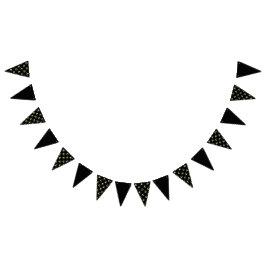 Moon Glow Party Banner (schwarz & weich gelb)