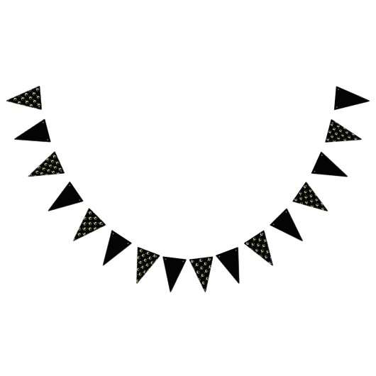 Moon Glow Party Banner (schwarz & weich gelb) (Alle)