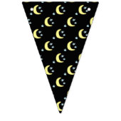 Moon Glow Party Banner (schwarz & weich gelb) (Dritte Fahne)