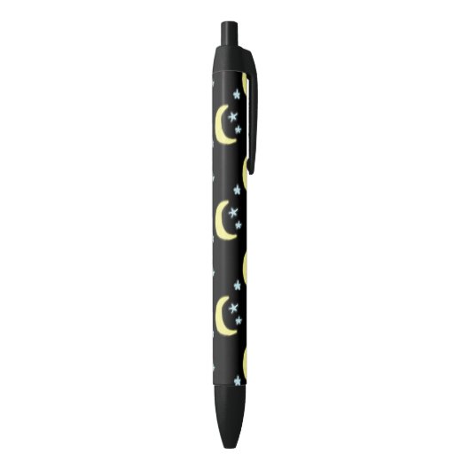 Moon Glow Pens (schwarz & weich gelb) Kugelschreiber (Unterseite (Vertikal))