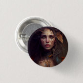 Moon Goddess 1 Button (Vorne & Hinten)