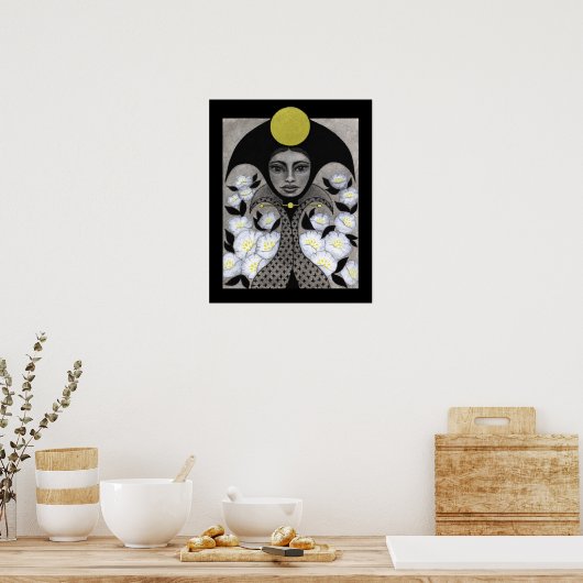Moon Goddess Archival Print (Matte) Poster (Küche)