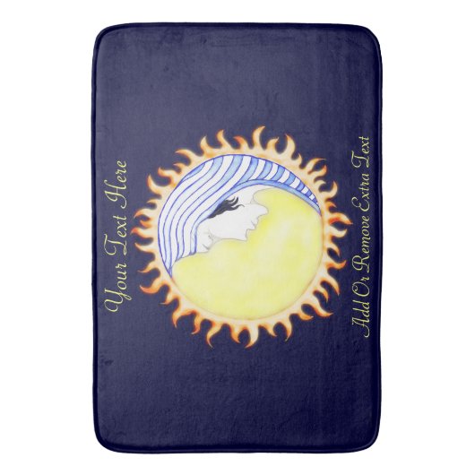 Moon Goddess Badematte (Vorderseite Vertikal)