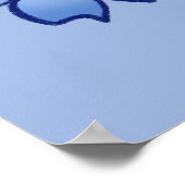 Moon Goddess Cat Hexch Blues Poster (Ecke)