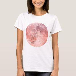 Moon Goddess Celestial Art – Soft Feminine Energy T-Shirt