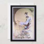 Moon Goddess Chang'e Einladung (Vorderseite)