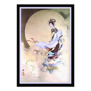 Moon Goddess Chang'e Foto Print