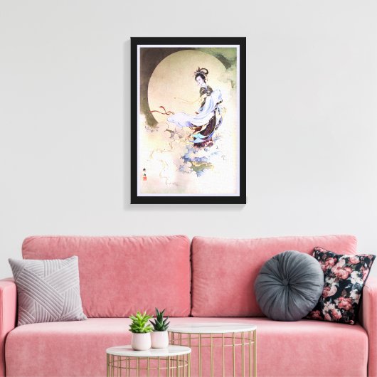 Moon Goddess Chang'e Leinwanddruck (Insitu (Wohnzimmer))