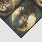 Moon Goddess Collage Seidenpapier (Ausschnitt)