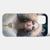 Moon Goddess Fantasy Art Case-Mate iPhone Hülle (Rückseite (Horizontal))