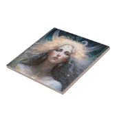 Moon Goddess Fantasy Art Fliese (Seite)