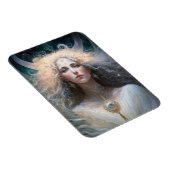 Moon Goddess Fantasy Art Magnet (Rechte Seite)