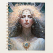 Moon Goddess Fantasy Art Planer (Vorderseite)