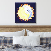 Moon Goddess Leinwanddruck (Insitu (Schlafzimmer))