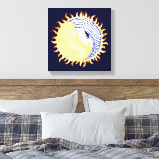Moon Goddess Leinwanddruck (Insitu (Schlafzimmer))
