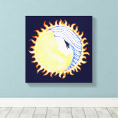 Moon Goddess Leinwanddruck (Insitu (Holzboden))