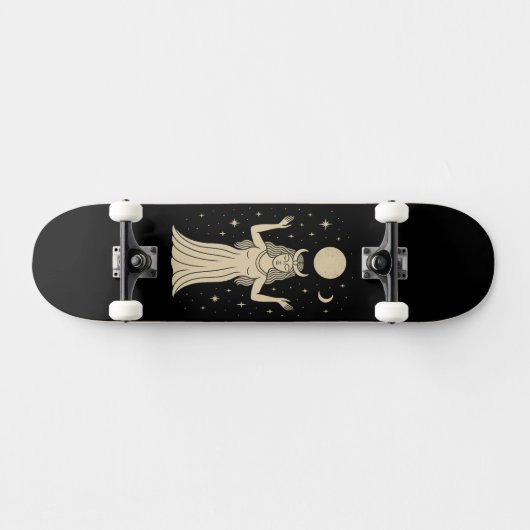 Moon Goddess Mystical Magical Skateboard (Horizontal)