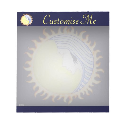 Moon Goddess Notizblock (Vorderseite)