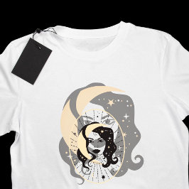 Moon Goddess Portrait Divine Feminine T-Shirt