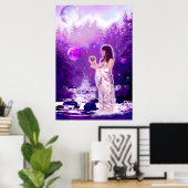 Moon Goddess Poster (Heimbüro)