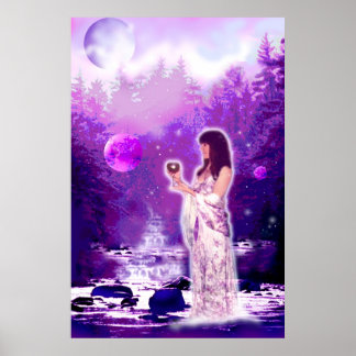 Moon Goddess Poster