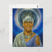 Moon Goddess Postkarte (Vorne/Hinten)