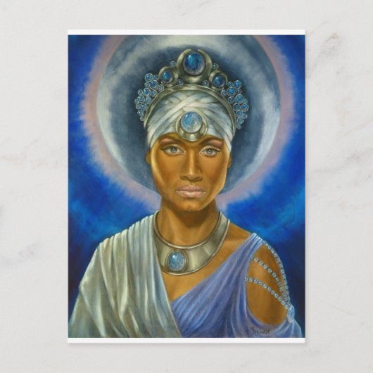 Moon Goddess Postkarte (Vorderseite)