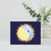 Moon Goddess Postkarte (Stehend Vorderseite)