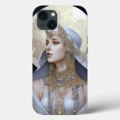 Moon Goddess Queen Fantasy Art Case-Mate iPhone Hülle (Rückseite)