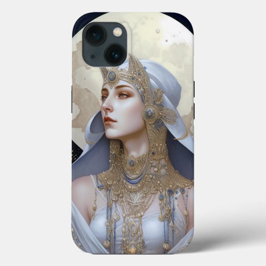 Moon Goddess Queen Fantasy Art Case-Mate iPhone Hülle (Rückseite)