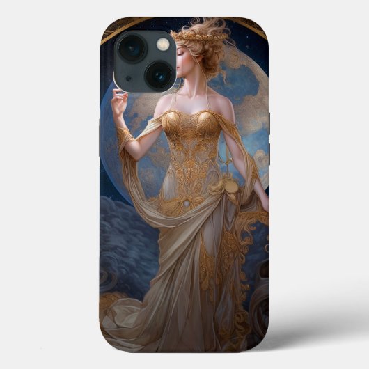 Moon Goddess Queen Fantasy Art Case-Mate iPhone Hülle (Rückseite)