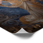 Moon Goddess Queen Fantasy Art Poster (Ecke)