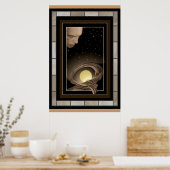 Moon Goddess Schlafplätze geschützt durch den Star Poster (Küche)