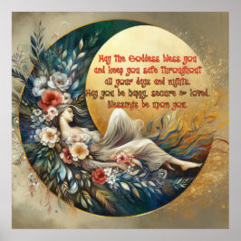 Moon Goddess Segings Poster