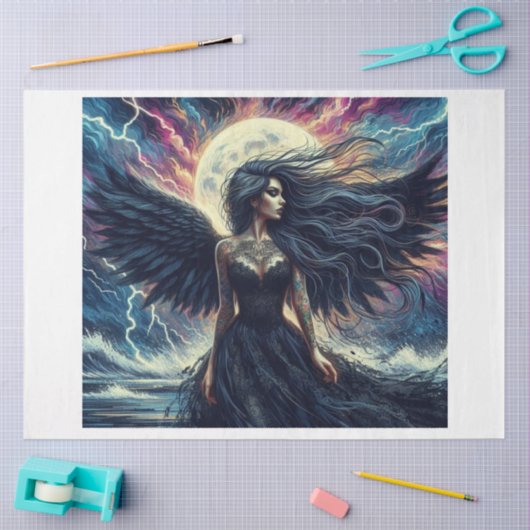 Moon Goddess Seidenpapier (Basteln)