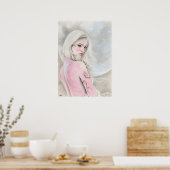 Moon Goddess Selene Poster (Küche)