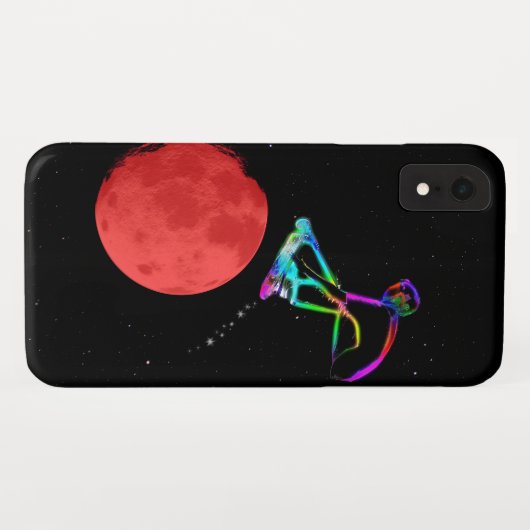 Moon Grabber - Stunt Scooter Rider Case-Mate iPhone Hülle (Rückseite (Horizontal))