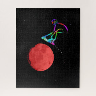 Moon Grabber - Stunt Scooter Rider Puzzle