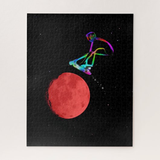 Moon Grabber - Stunt Scooter Rider Puzzle (Vertikal)