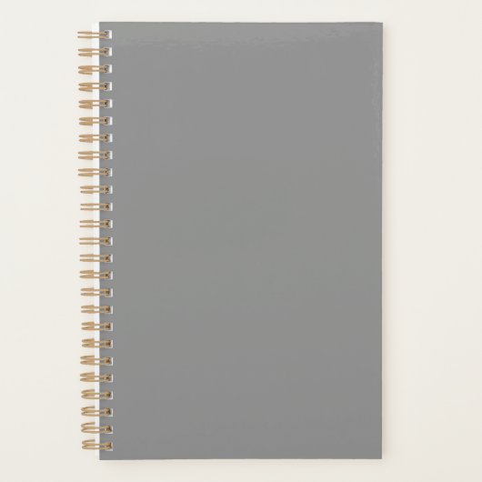 Moon Gray Solid Color Planer (Vorderseite)