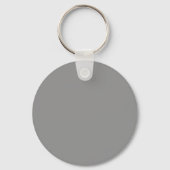 Moon Gray Solid Color Schlüsselanhänger (Rückseite)