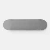 Moon Gray Solid Color Skateboard (Horizontal)