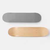 Moon Gray Solid Color Skateboard (Horizontal)