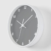 Moon Gray Solid Color Uhr (Winkel)
