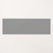Moon Gray Solid Color Yogamatte (Vorderseite (Horizontal))