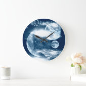 Moon Große Wanduhr (Zuhause)