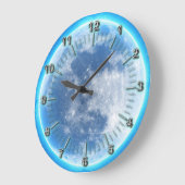 Moon Große Wanduhr (Winkel)